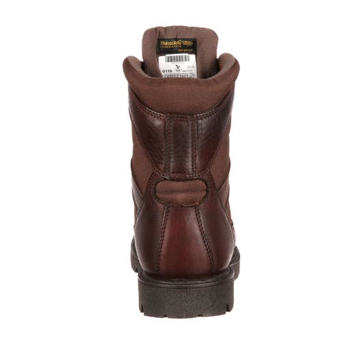 Georgia Boot Homeland Waterproof 600g Insulated Work Boot In Brown