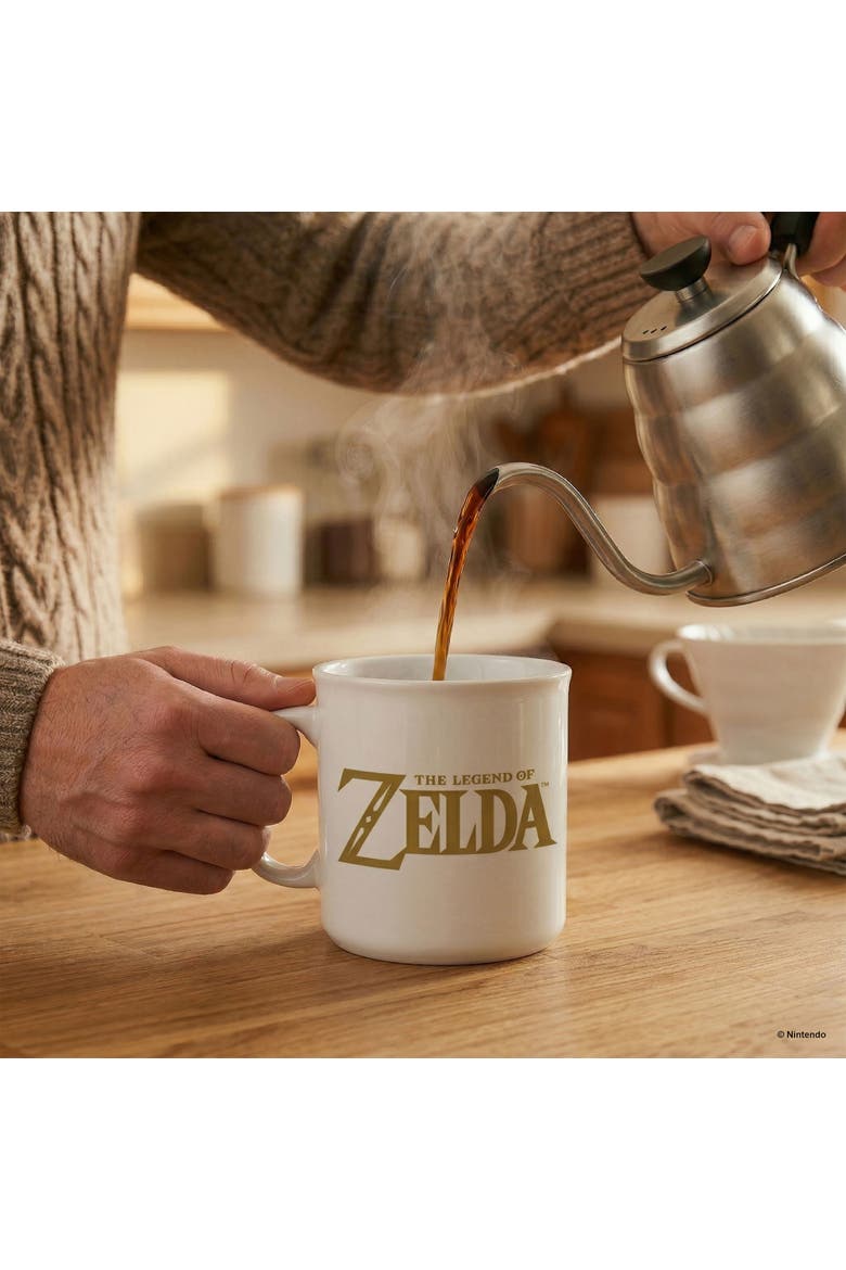 20 oz Zelda Hyrule Crest Ceramic Camper Mug, Alternate, color, Multicolored