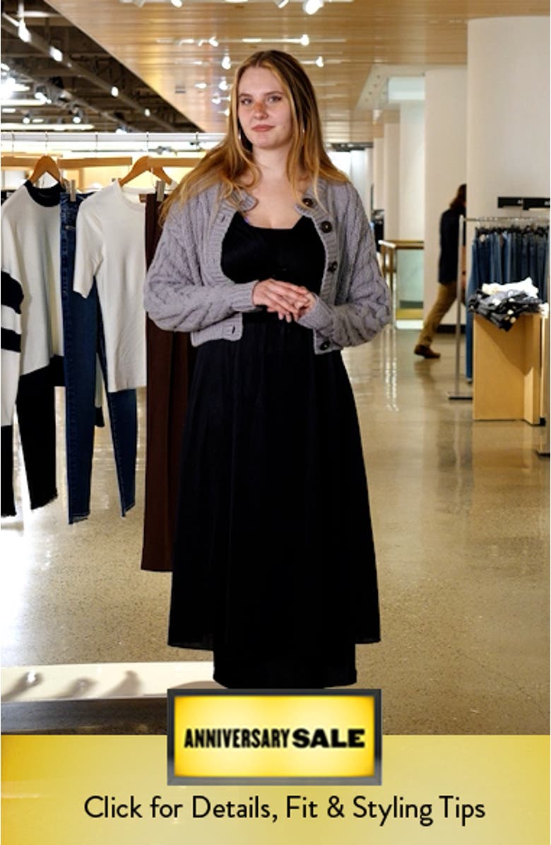Bonfire Cable Knit Cardigan, sales video thumbnail
