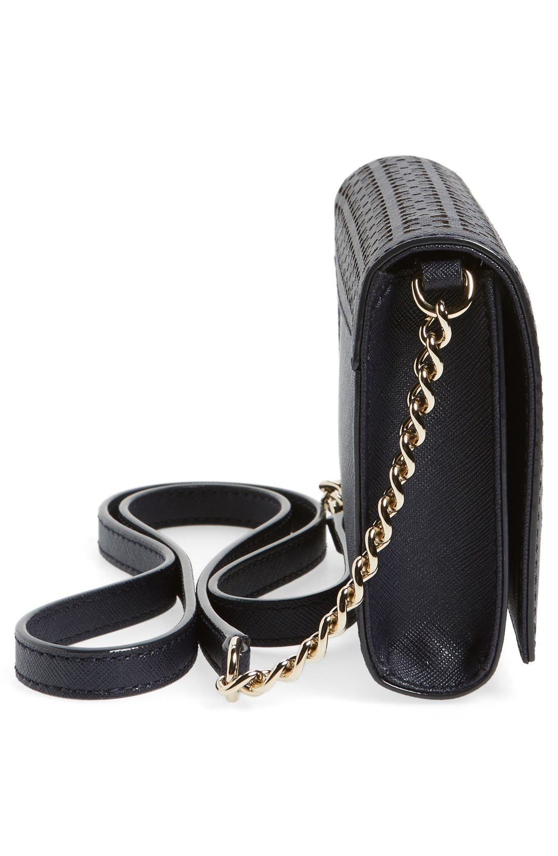 Kate Spade New York 'cedar street - cami' perforated leather crossbody bag, Alternate, color, 