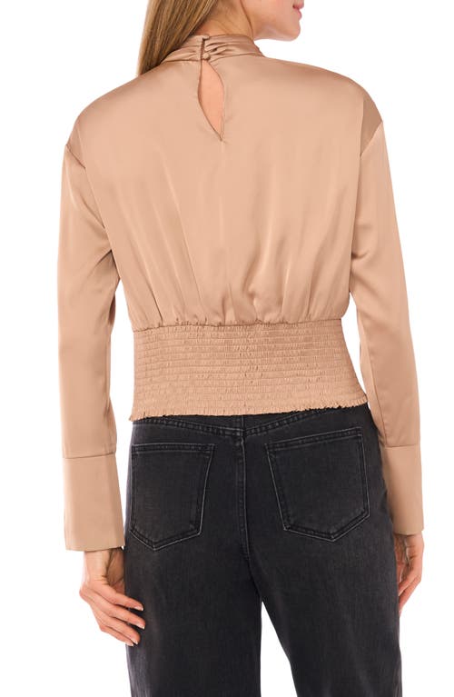 Parker The Long Sleeve Keyhole Top In Neutral