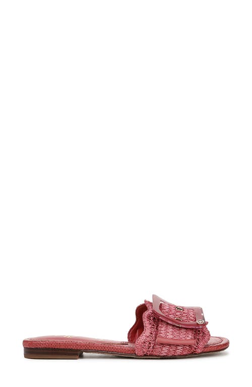 SAM EDELMAN SAM EDELMAN BAMBI RAFFIA BUCKLE SLIDE SANDAL 