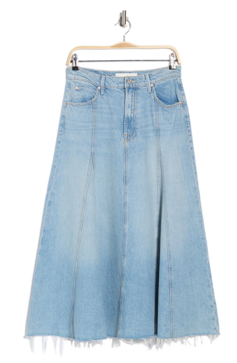 MOTHER The Full Swing Denim Skirt, Alternate, color, 