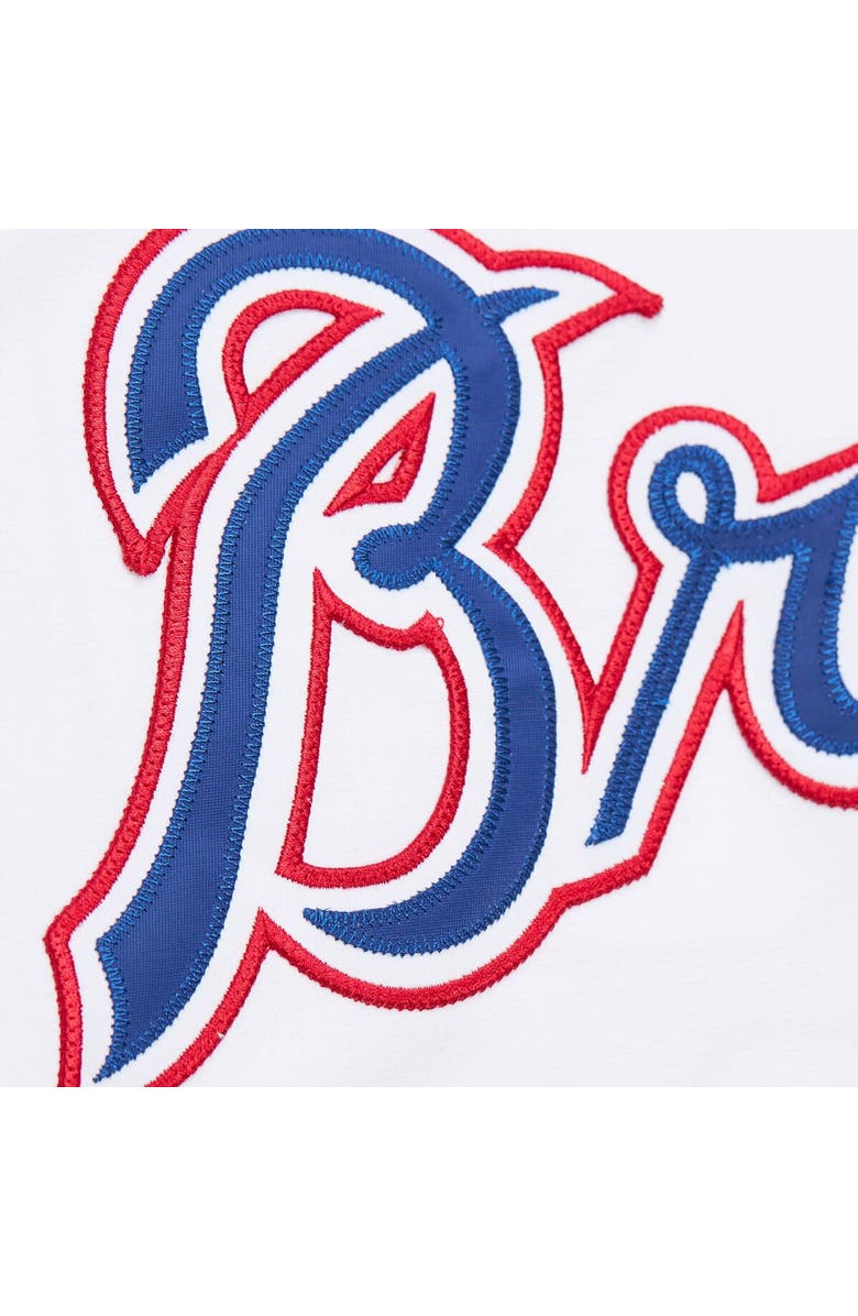 Mitchell & Ness Men's Mitchell & Ness Chipper Jones White Atlanta Braves 2004 Cooperstown Collection Authentic Throwback Jersey, Alternate, color, 