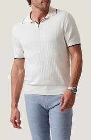 34 Heritage Johnny Collar Polo Sweater