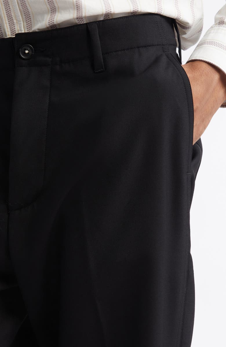 Massimo Alba Party Wool Trousers, Alternate, color, Nero