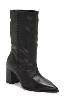 Vince Camuto Lorrys Whipstitch Block Heel Boot