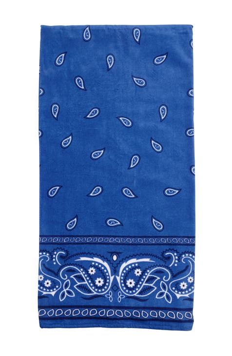 Bandana Blue Beach Blanket