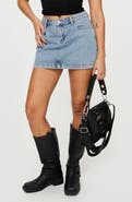 Princess Polly Nickei Denim Miniskirt
