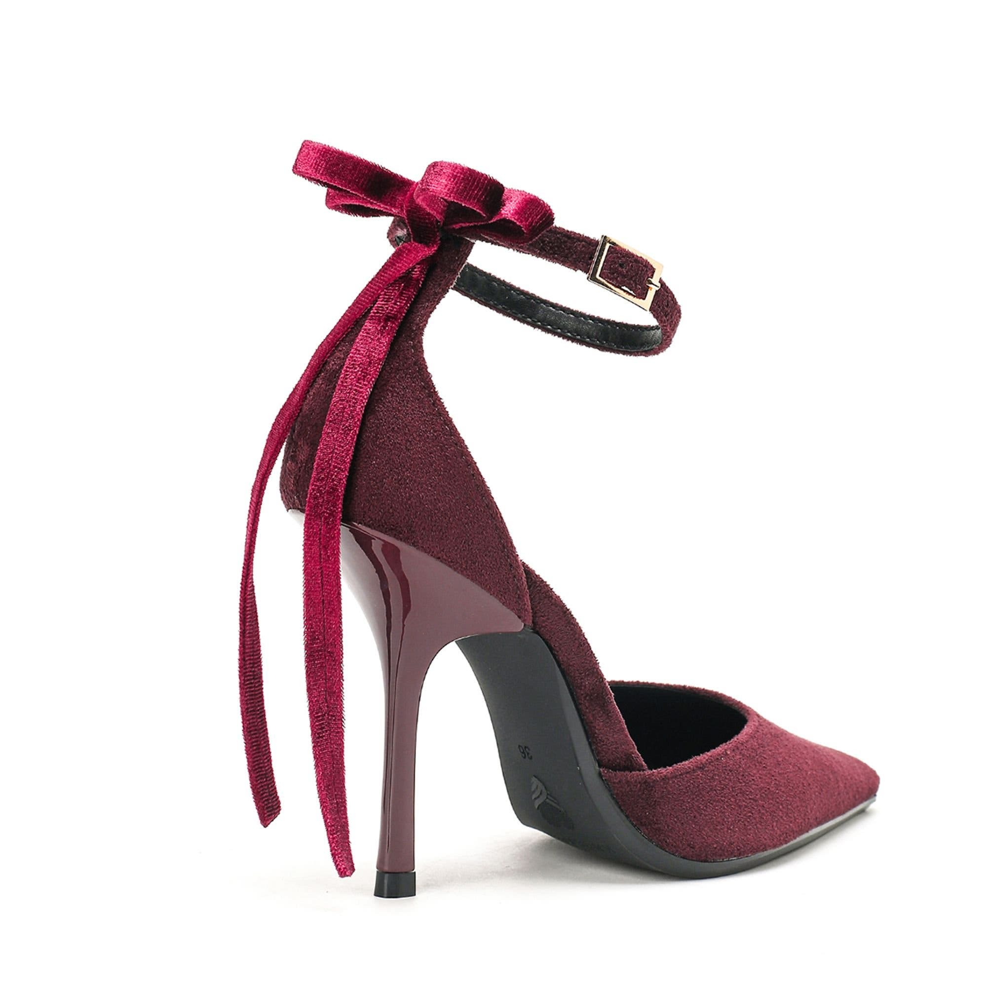 Soleia Heels, Alternate, color, Maroon