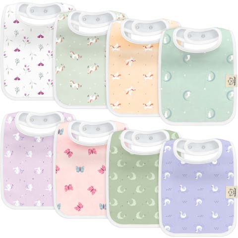 8-Pack Coast Drool Bibs