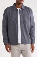 Joe's Jeans Solid Button-Up Overshirt