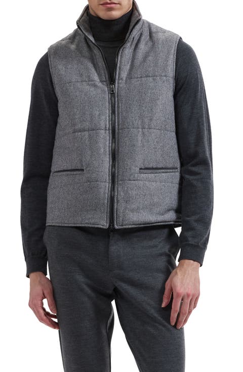 Wool Blend Padded Vest