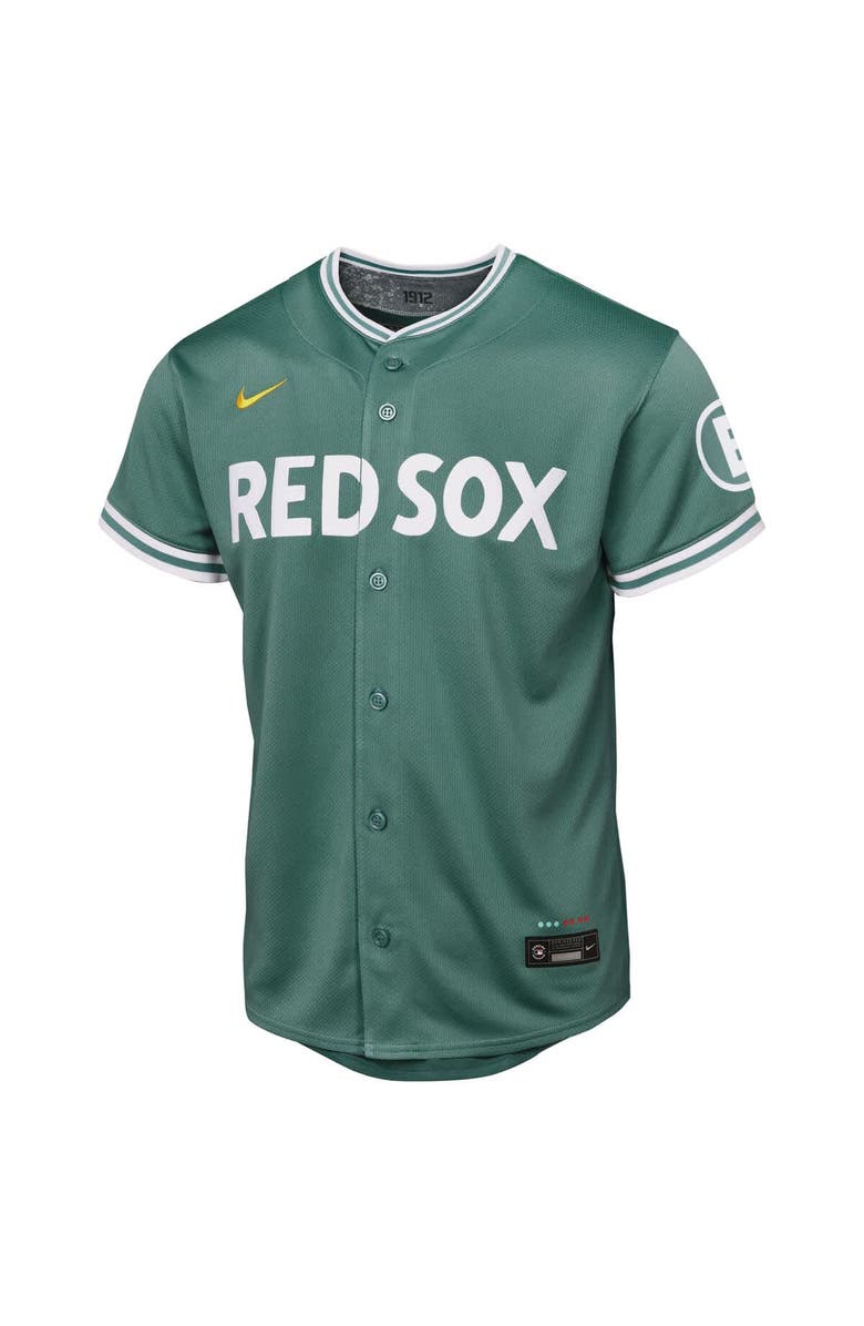 Nike Youth Nike  Green Boston Red Sox 2025 City Connect Limited Jersey, Alternate, color, Green
