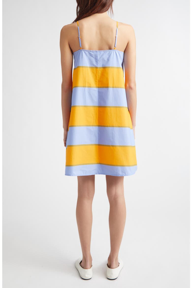 Pelit Galleria Colorblock Stripe Cotton Dress, Alternate, color, BLUE ORANGE
