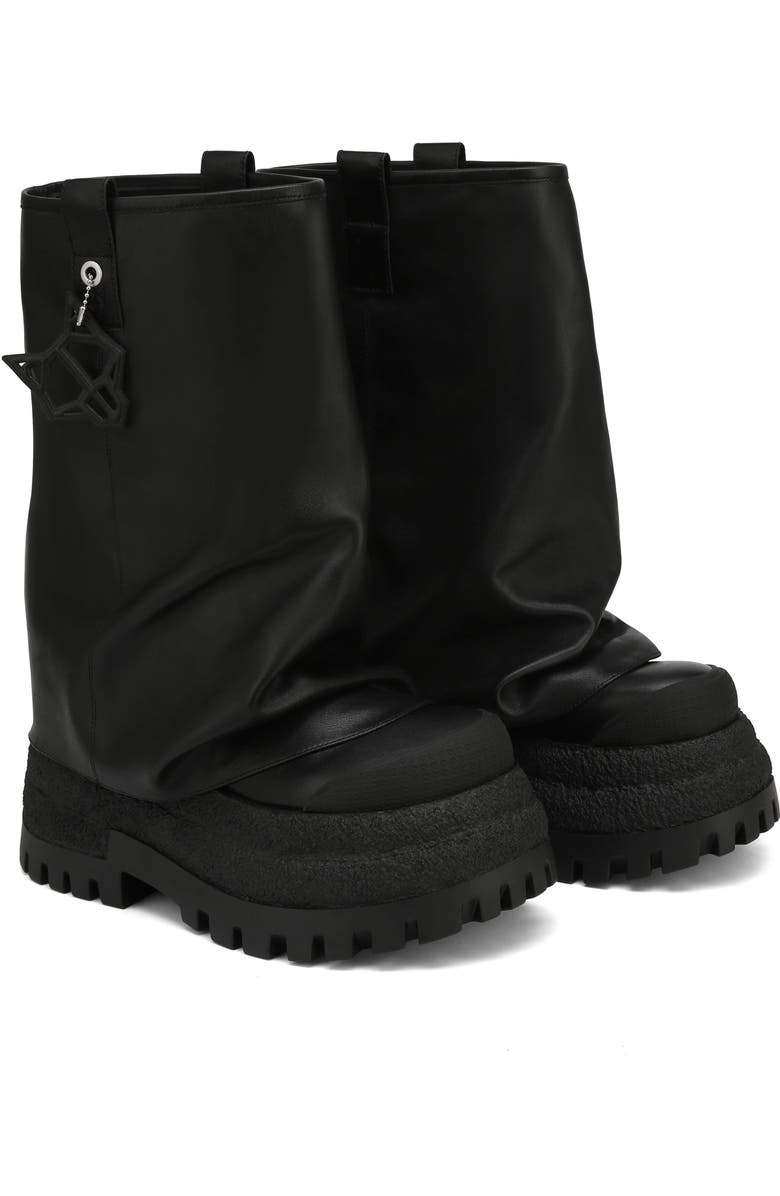 Naked Wolfe Disturb Canvas Boot, Main, color, Black