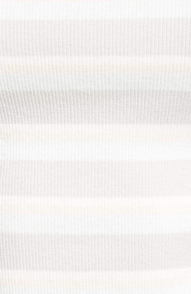 BP. x Claudia Sulewski Stripe Rib Thong Bodysuit, Alternate, color,