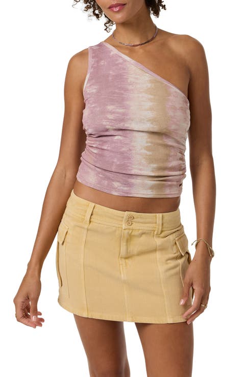 Celeste Tie Dye One-Shoulder Tank