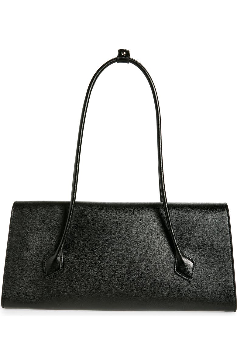 Alaïa Le Teckel Leather Tote, Alternate, color, Noir