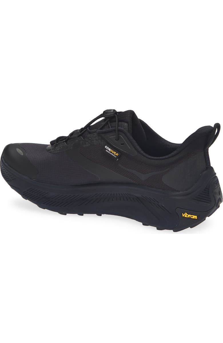 HOKA Transport 2 Gore-Tex<sup>®</sup> Waterproof Sneaker, Alternate, color, Black / Black