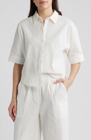 Bernardo Texture Dolman Shirt