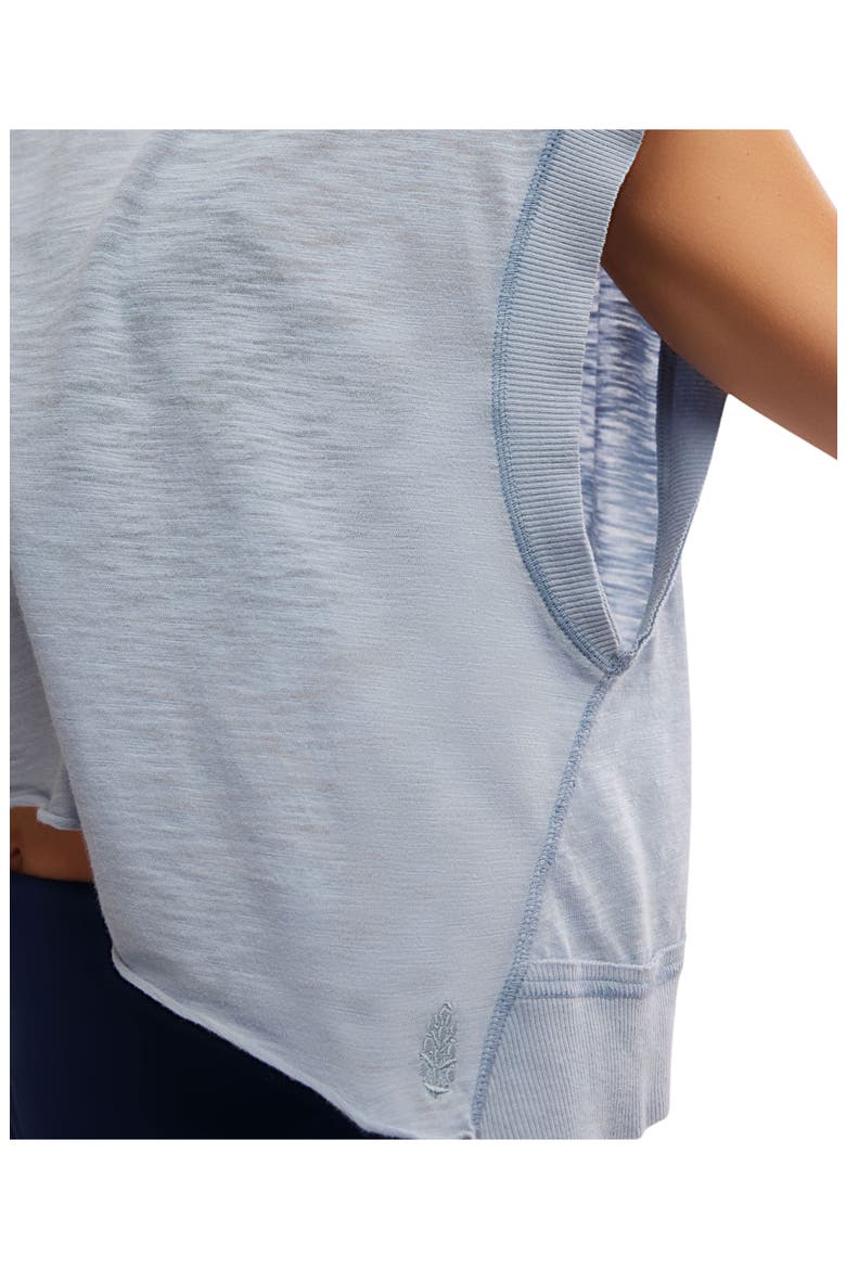 FP Movement My Tee Time Open Back T-Shirt, Alternate, color, STEEL