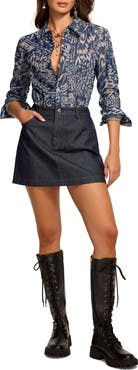 Ramy Brook June Burnout Shirtdress