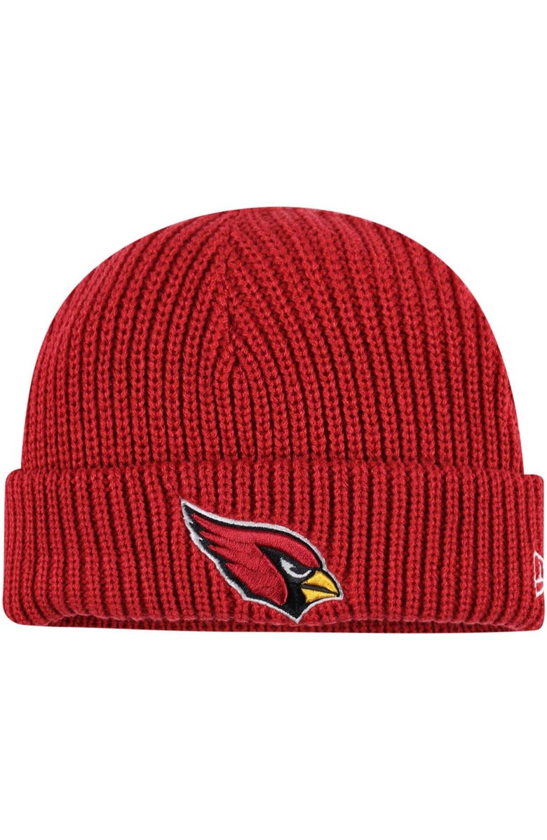 New Era Men's New Era Cardinal Arizona Cardinals Fisherman Skully Cuffed Knit Hat, Main, color, Cardinal