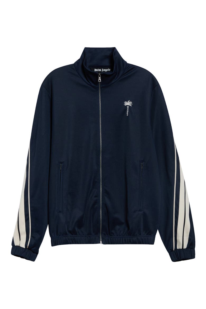 Palm Tree Track Jacket, Main, color, NAVY BLUE - OFF WHITE