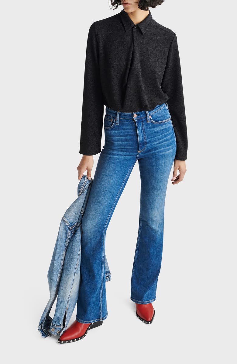 rag
bone Lilith Metallic Shirt, Alternate, color,