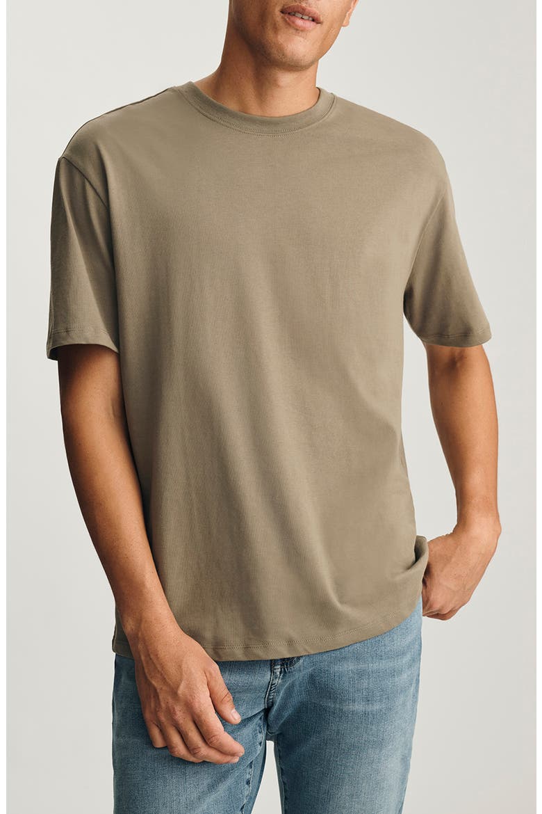 Relaxed Fit Cotton T-Shirt, Main, color, DUSKY GREEN