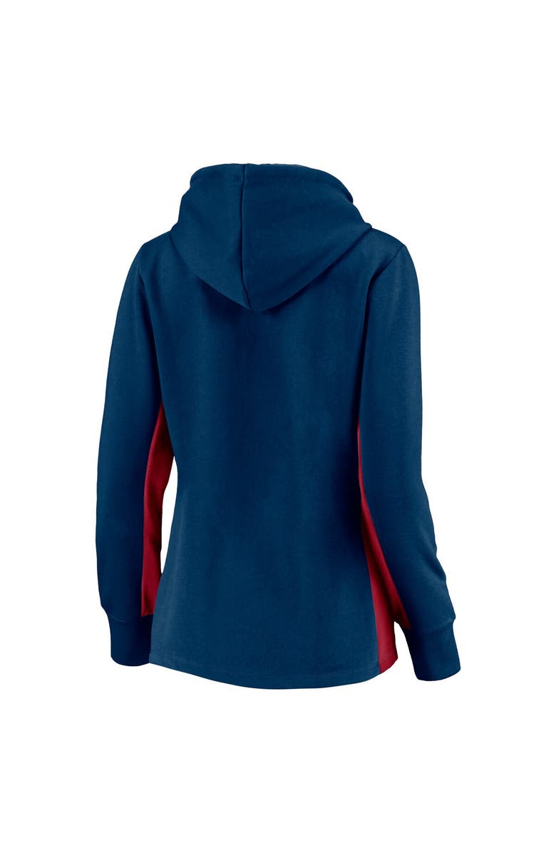 FANATICS Women's Fanatics Branded Navy/Red Houston Texans Game Ready Pullover Hoodie, Alternate, color, 