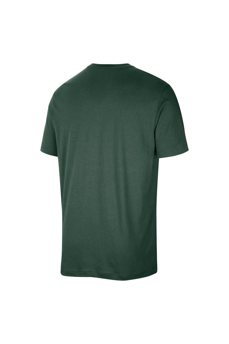 Men's Nike Hunter Green Milwaukee Bucks 2025/26 On-Court Flare Performance Practice T-Shirt, Alternate, color, Hunter Green
