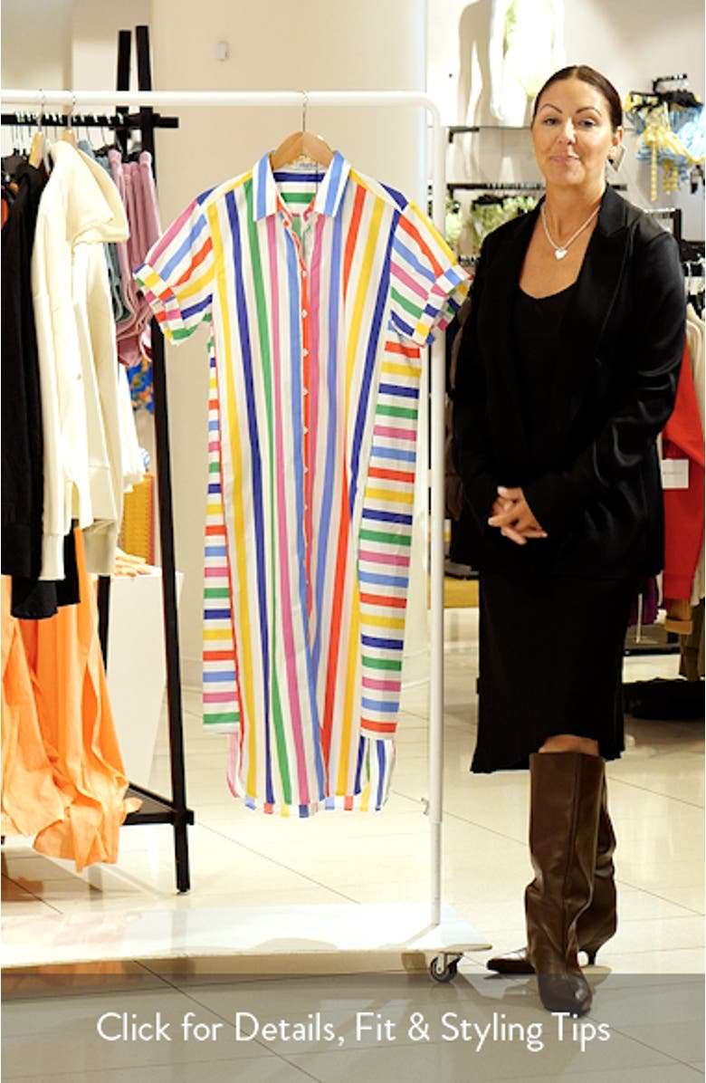 Stripe Maxi Shirtdress, sales video thumbnail