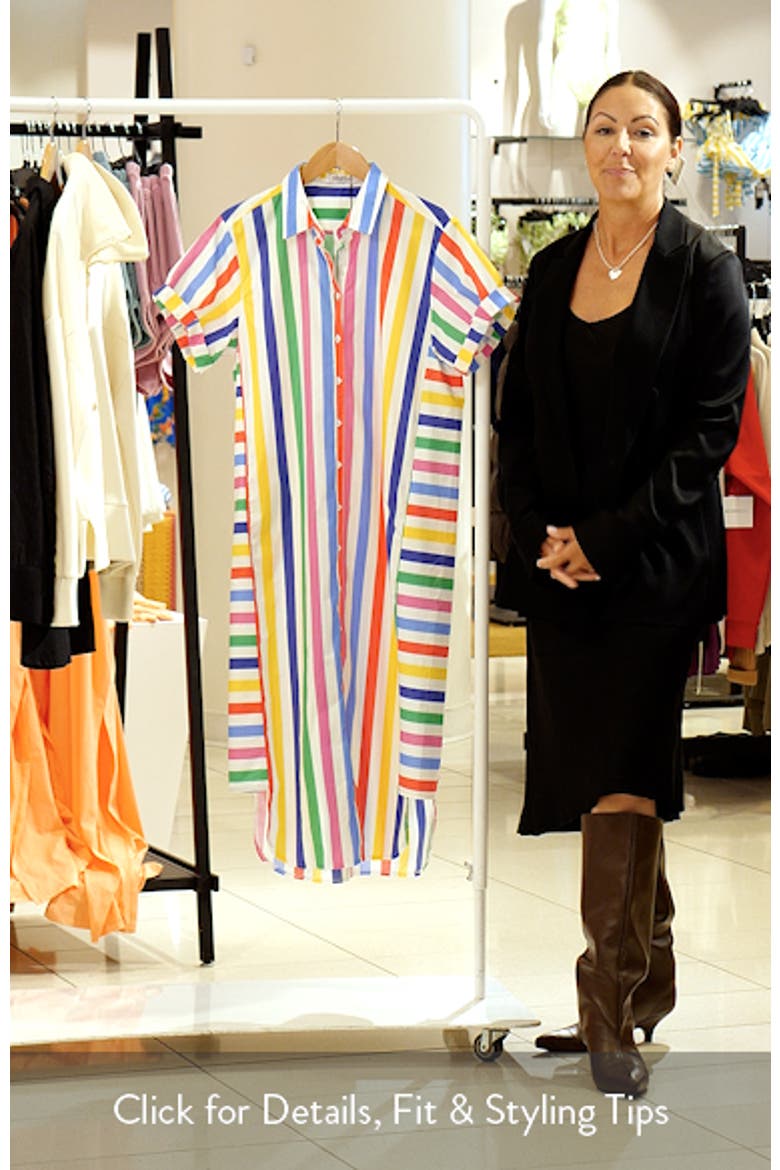 Stripe Maxi Shirtdress video