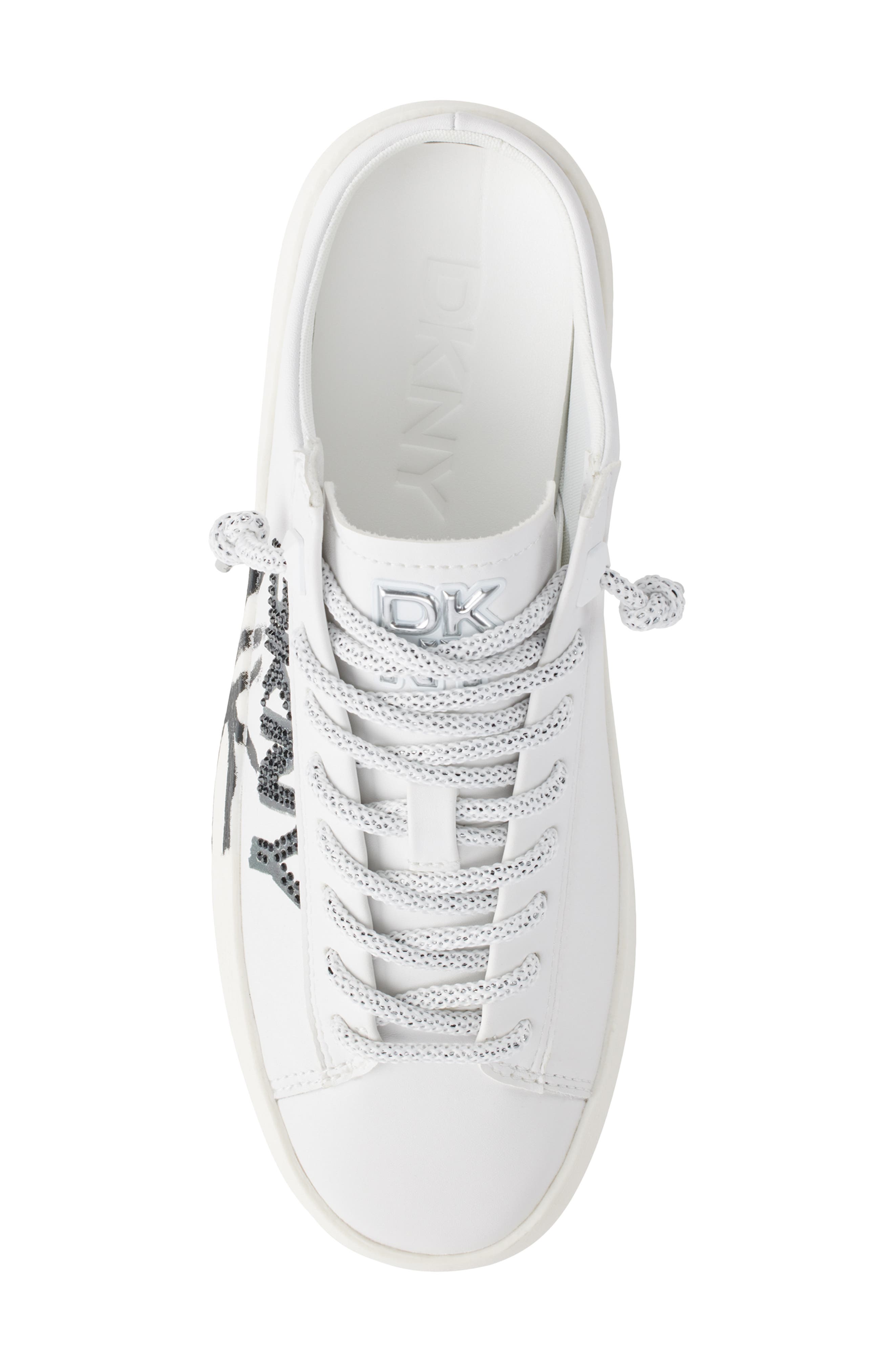 DKNY Garren Graffiti Slip-On Sneaker, Alternate, color, White