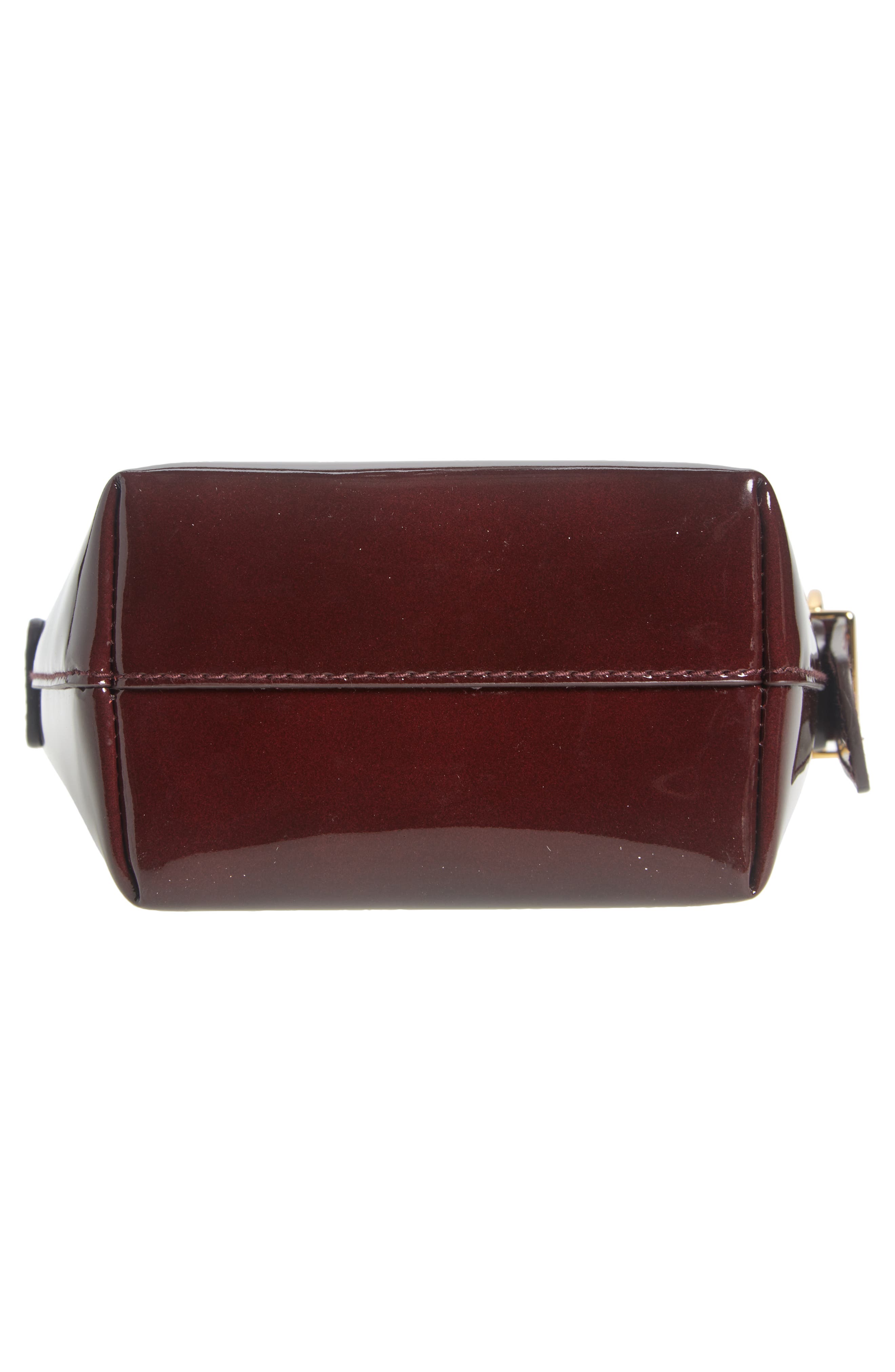 Madewell The Essential Micro Patent Leather Bucket Tote, Alternate, color, 