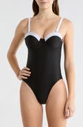 Betsey Johnson Underwire One-Piece Swimsuit