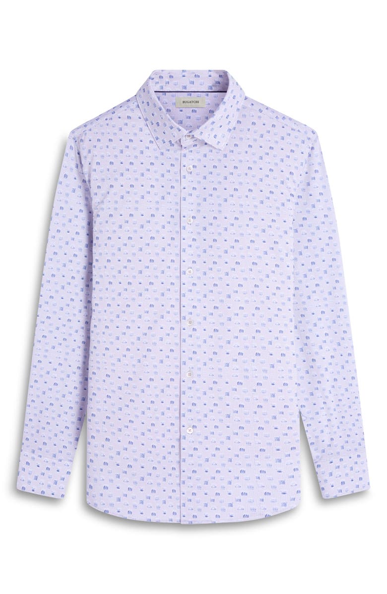 Bugatchi James OoohCotton<sup>®</sup> Button-Up Shirt, Alternate, color, Sand