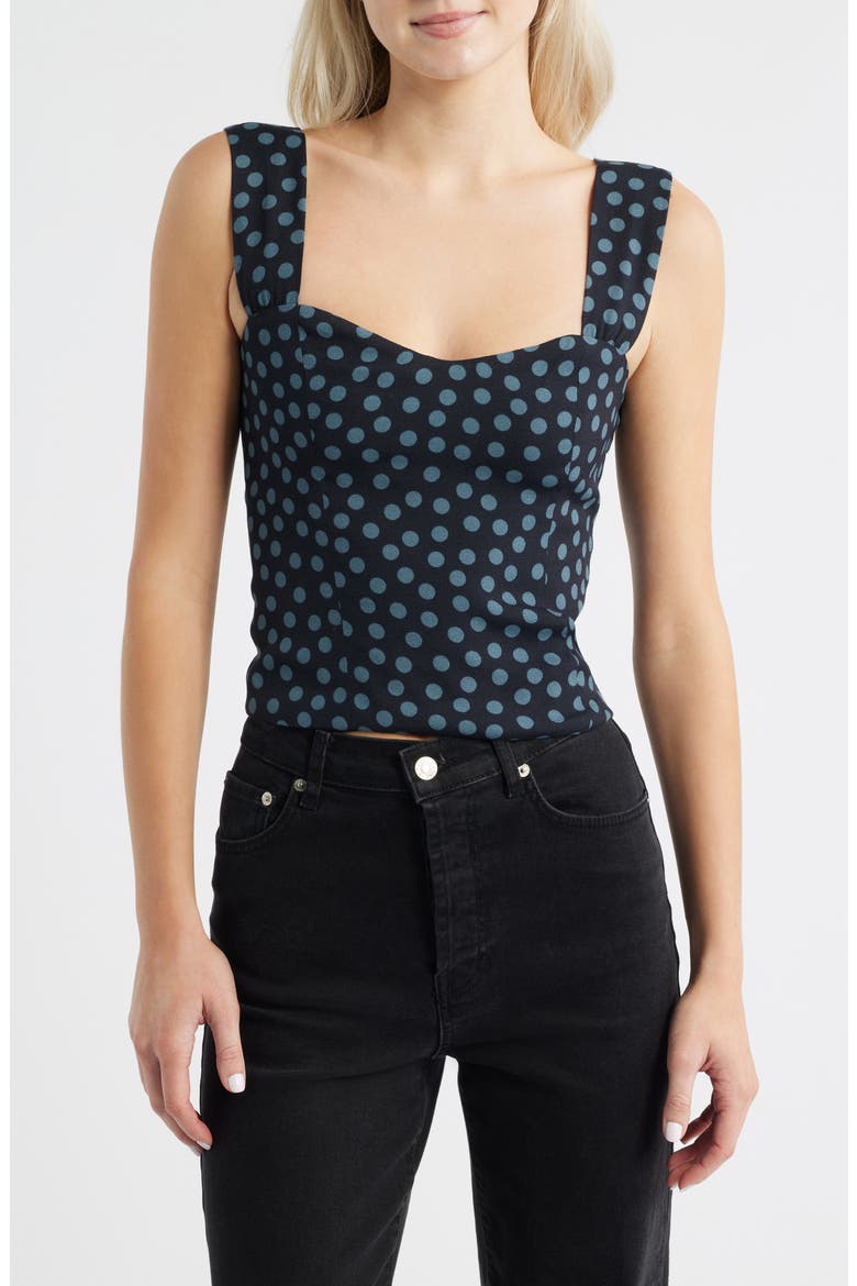 Hester Crepe Top, Main, color, COSMIC DOT