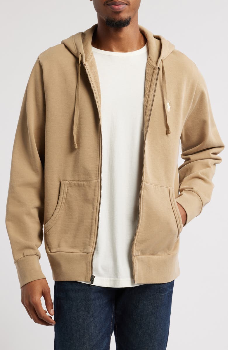 Polo Ralph Lauren Cotton French Terry Zip Hoodie, Main, color, 
