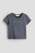H&M Embellished-motif T-shirt