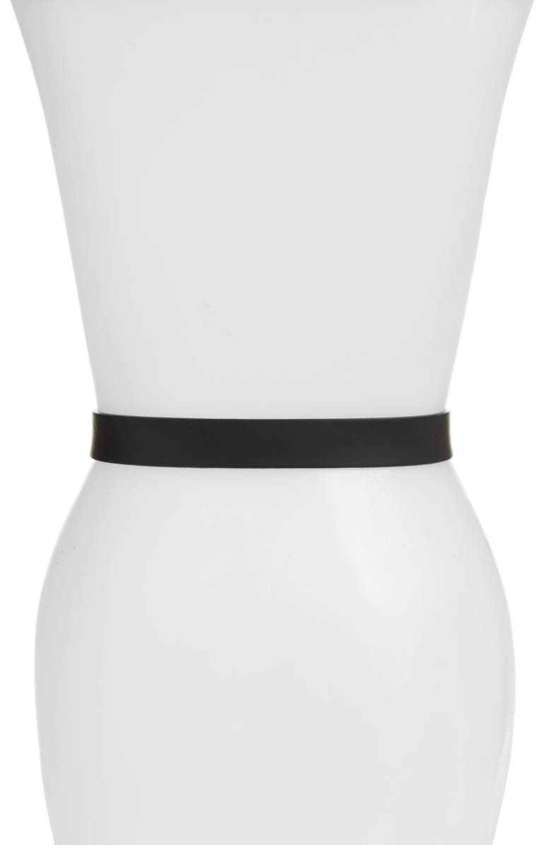 rag & bone Boyfriend Leather Belt, Alternate, color,