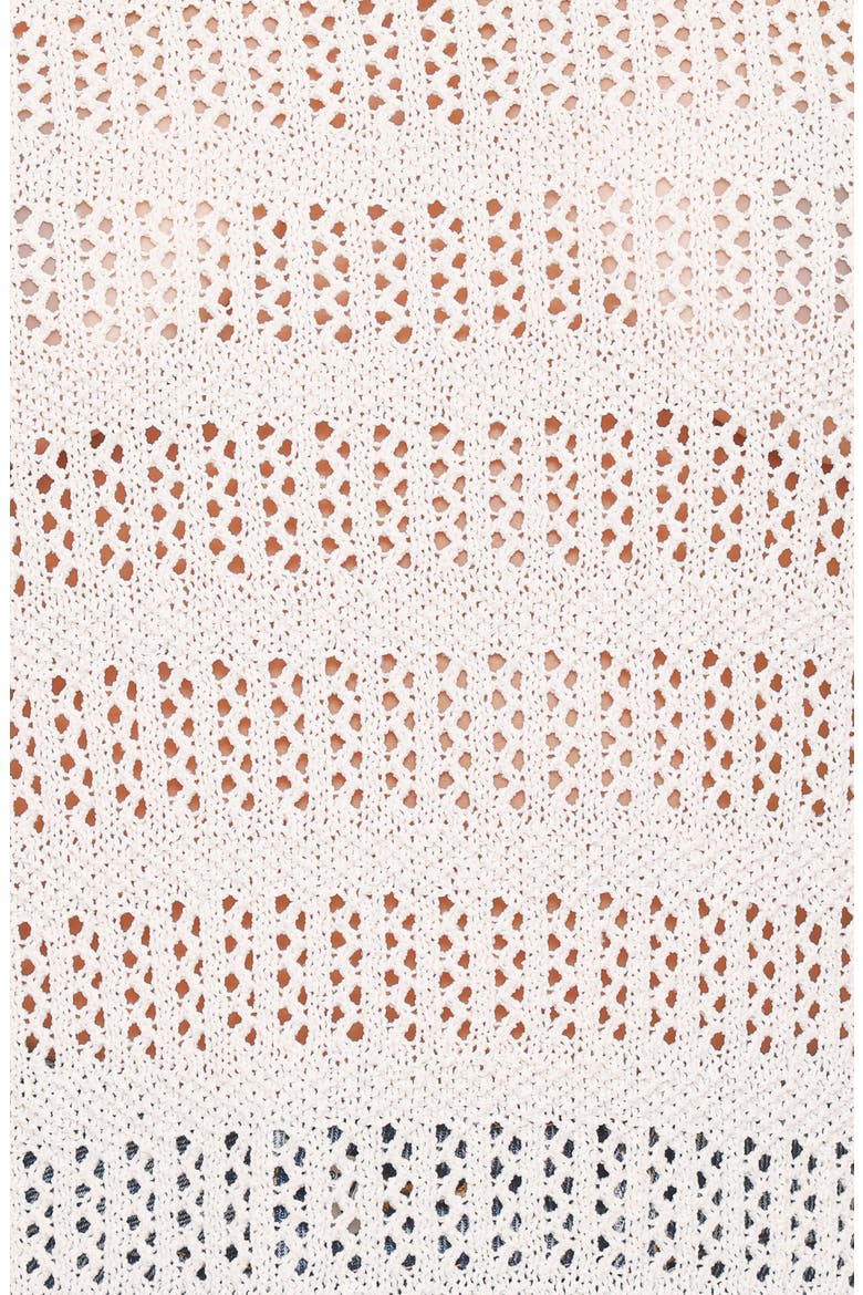 Flavia Open Stitch Sweater, Alternate, color, CREAM