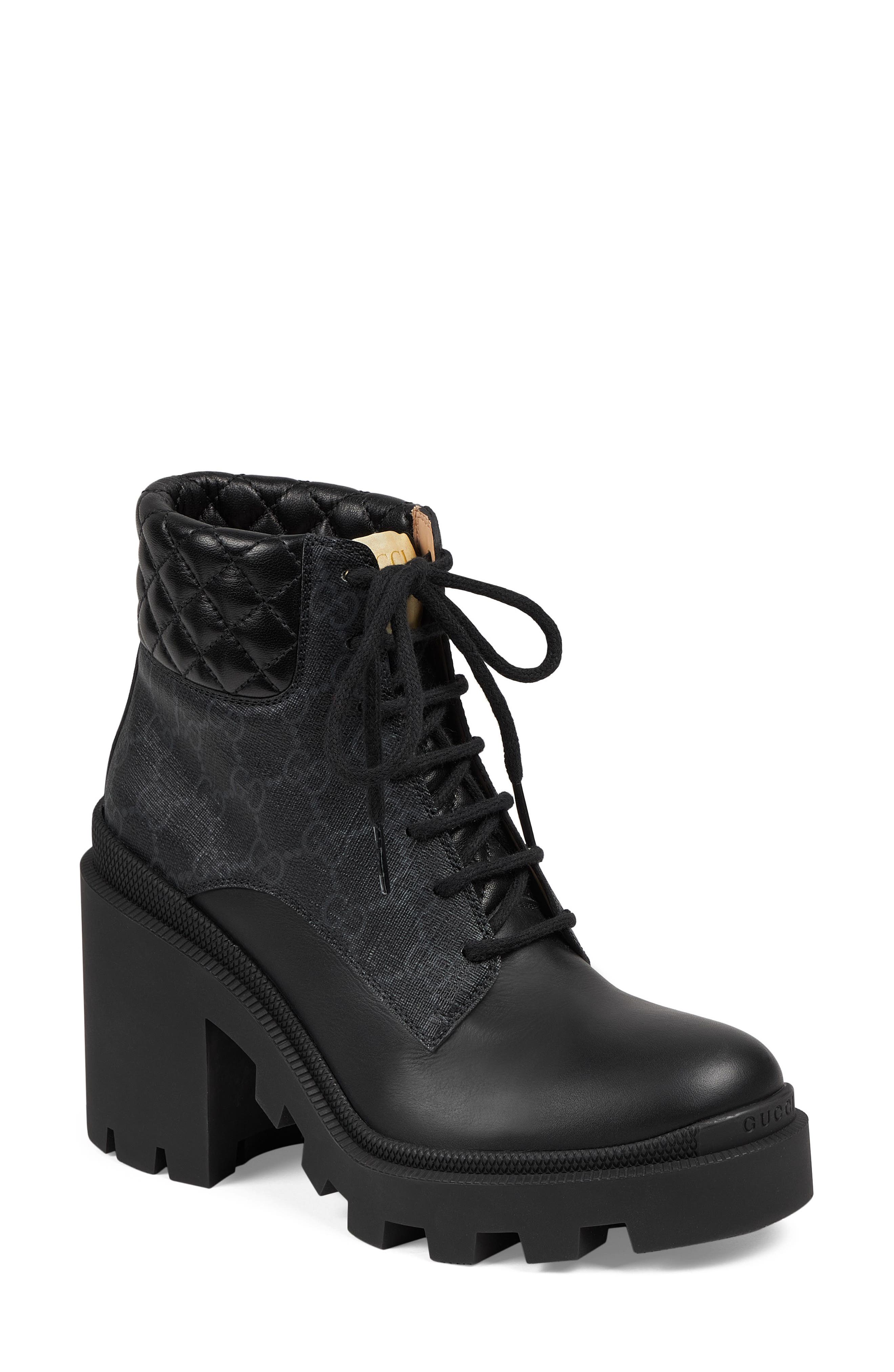 Gucci Trip Combat Boot, Main, color, 