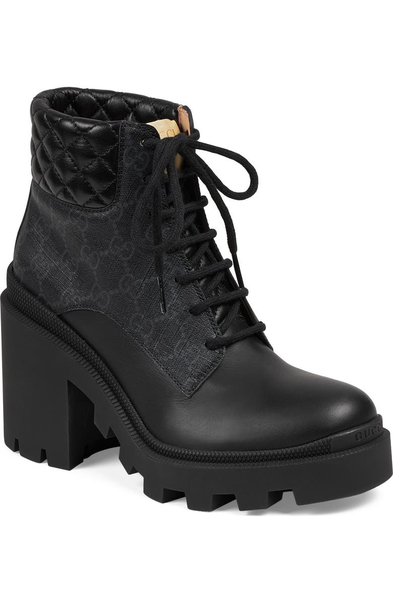 Gucci Trip Combat Boot, Main, color,