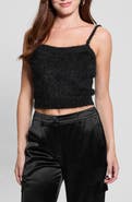 GUESS Keyla Rhinestone Strap Sweater Tank