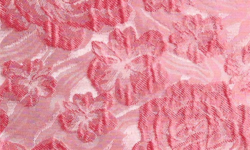 Sister Jane Amour Floral Jacquard Minidress In Pink