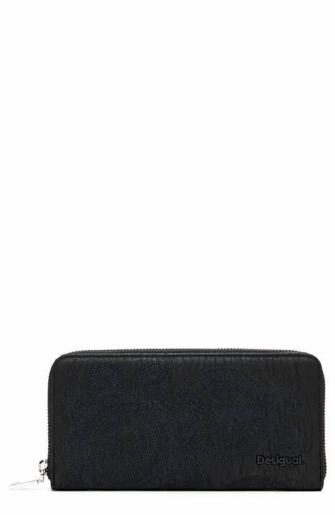Mone Dejavu Faux Leather Wallet