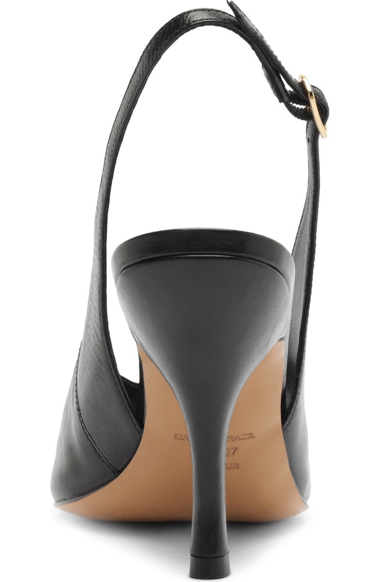 Arezzo Olivia Slingback Peep Toe Pump, Alternate, color, Black